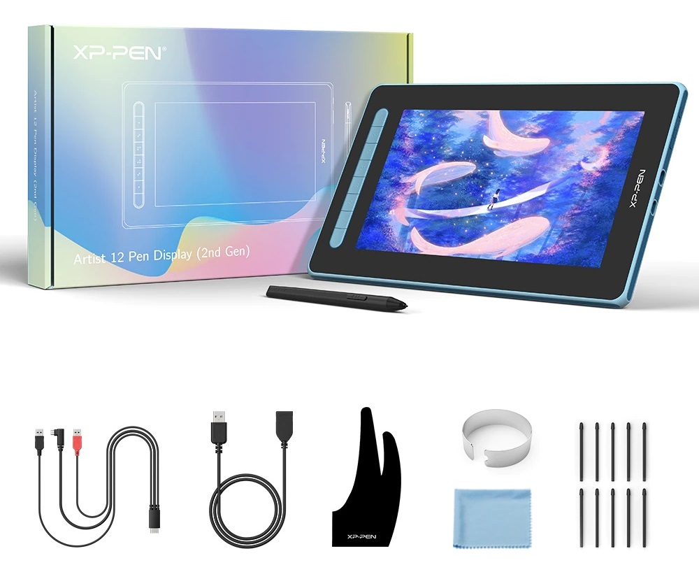 Mô tả Bảng Vẽ Màn Hình XP-PEN Artist 12 Gen 2 Chip X3 127% SRGB Cảm Ứng Nghiêng - 5