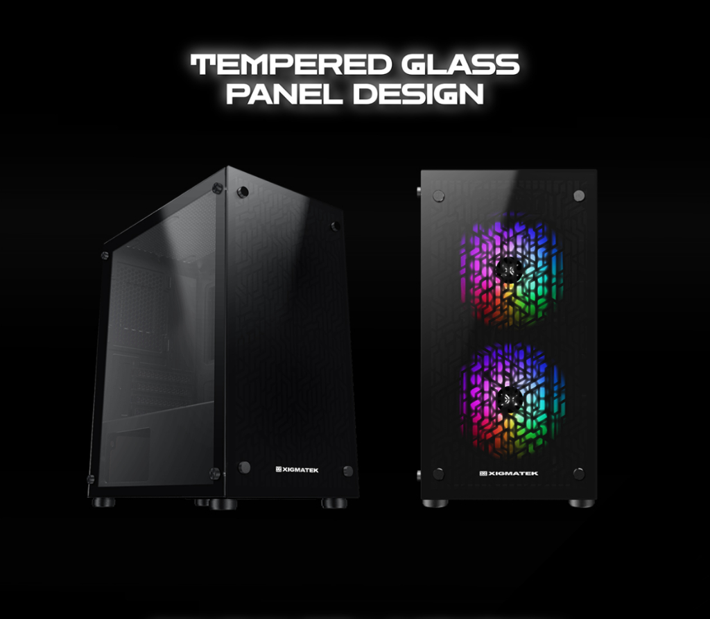 Vỏ Case máy tính XIGMATEK NYM 2F (EN48946) - M-ATX, 2 SIDE TEMPERED ...