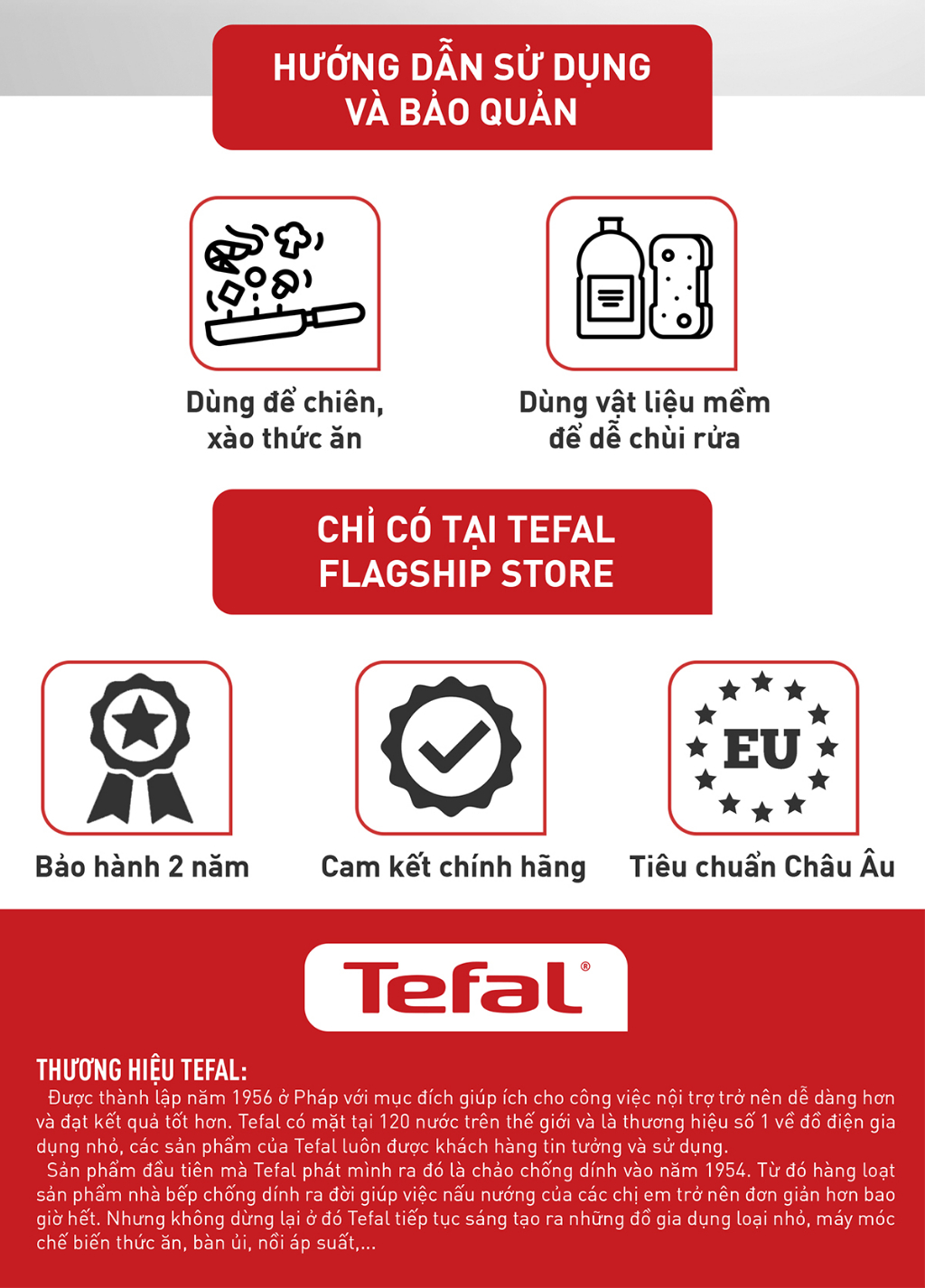 Mô tả Chảo chiên sâu lòng vân đá Tefal Natura B2266595 26cm - 6