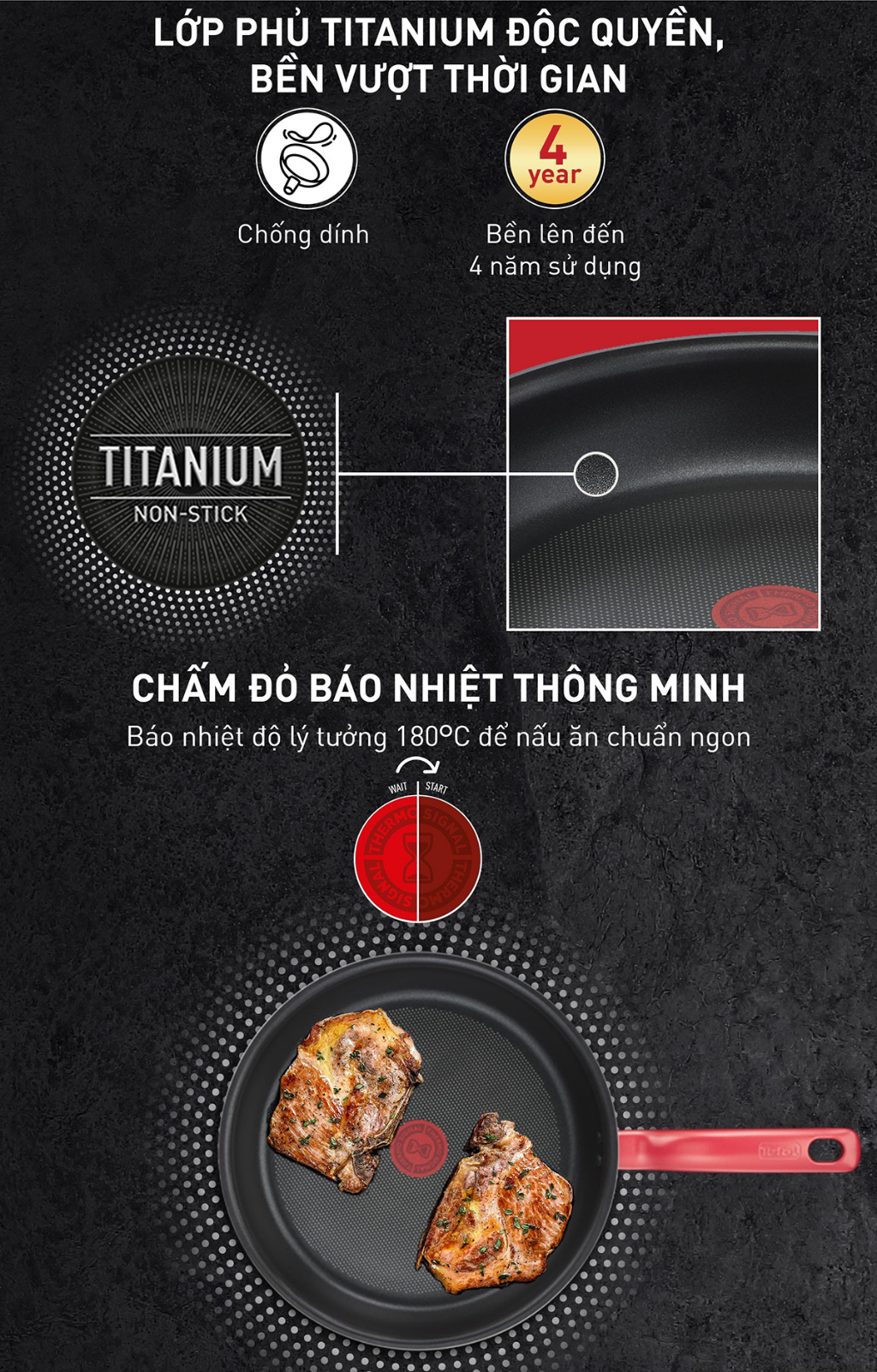 Mô tả Chảo chiên lòng sâu - Tefal So Chef 28cm - 3