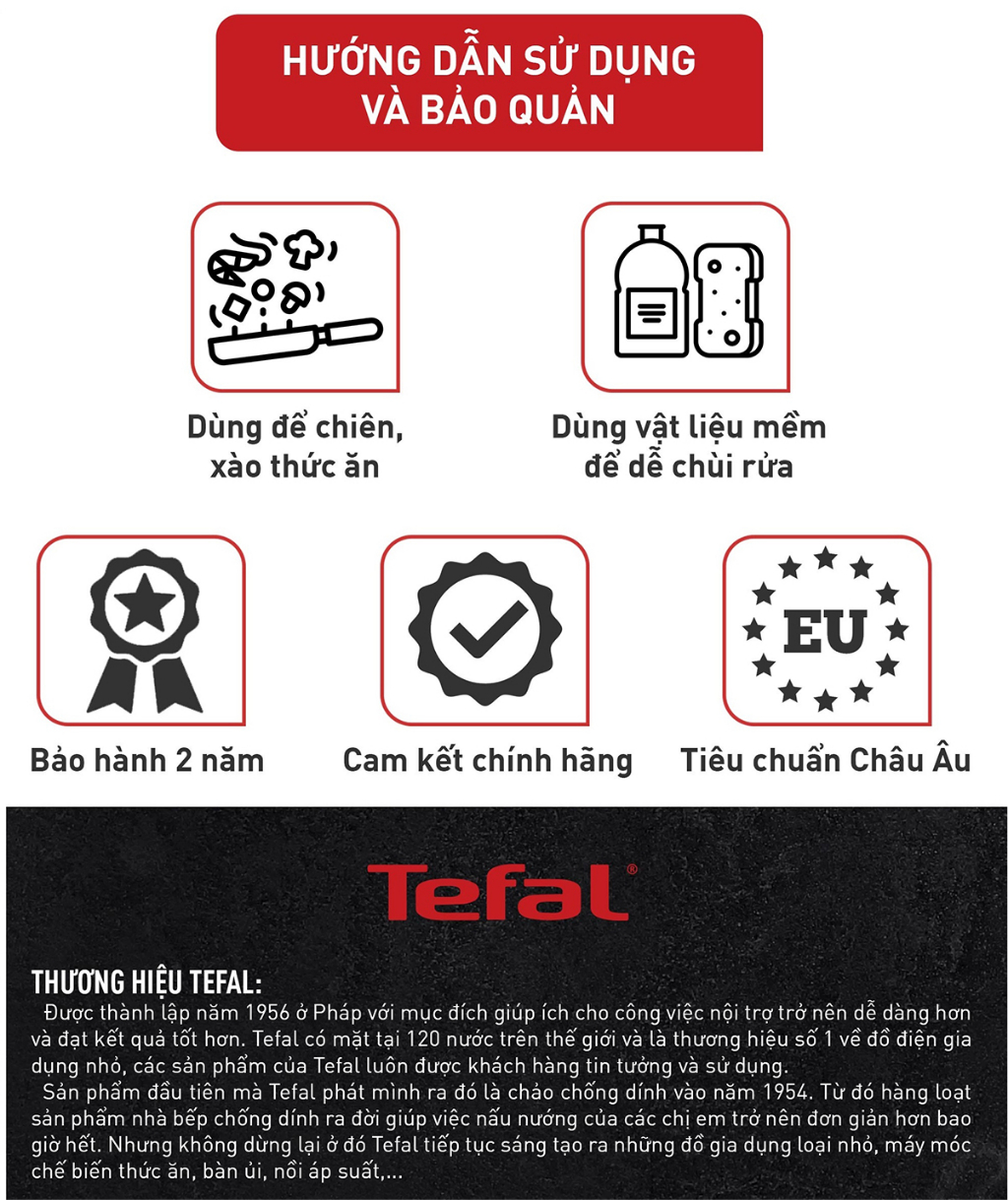 Mô tả Combo Tefal So Chef Chảo chiên 21cm & Chảo chiên 28cm - 5