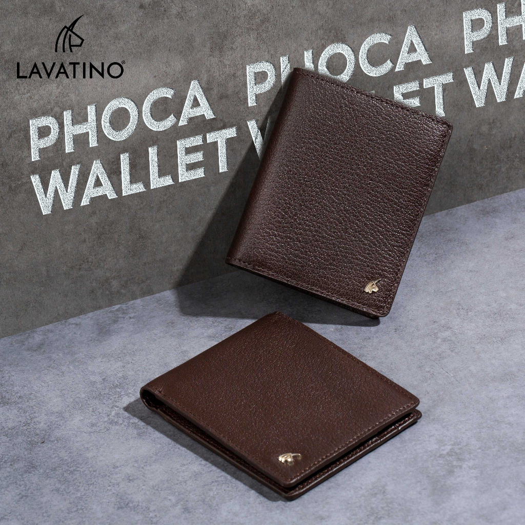 Mô tả Ví nam mini da bò vân Swift cao cấp chính hãng Lavatino [Wallet Phoca - WB35] - 1
