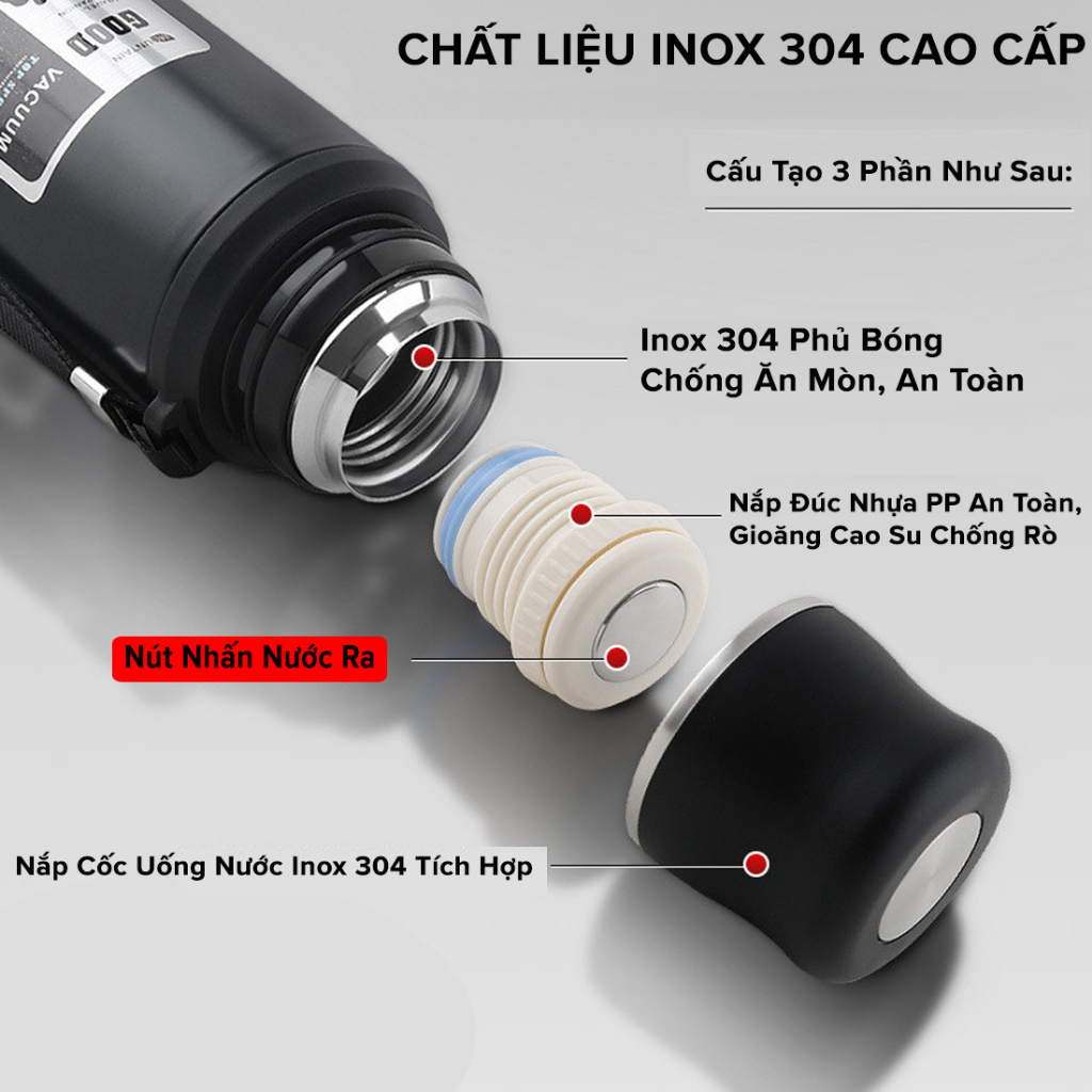 Tính năng giữ nhiệt Bình Good Amalife