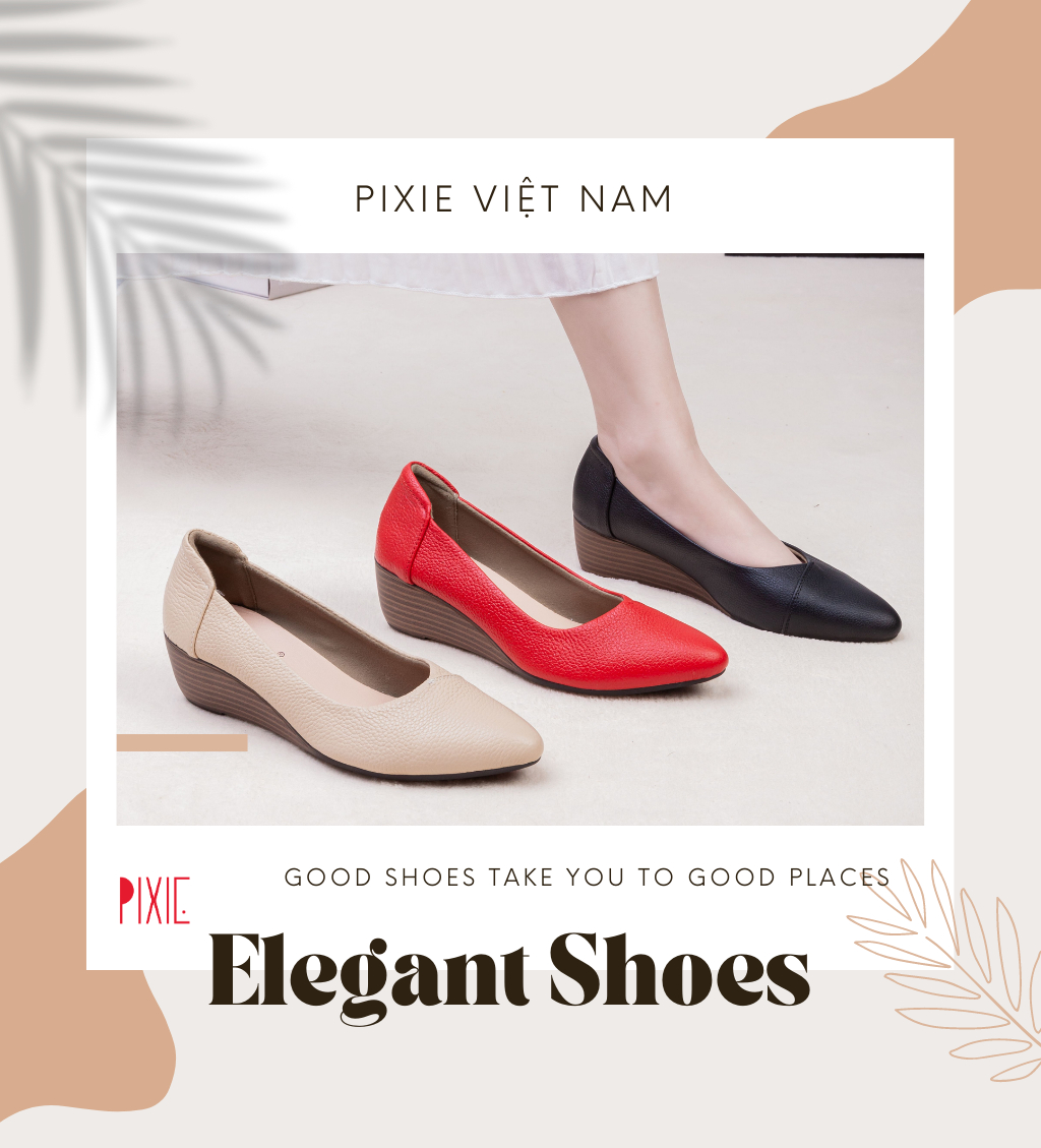 Mô tả Giày Búp Bê Đế Xuồng Da Thật Mũi Nhọn Đế Đen Pixie X783 - 1