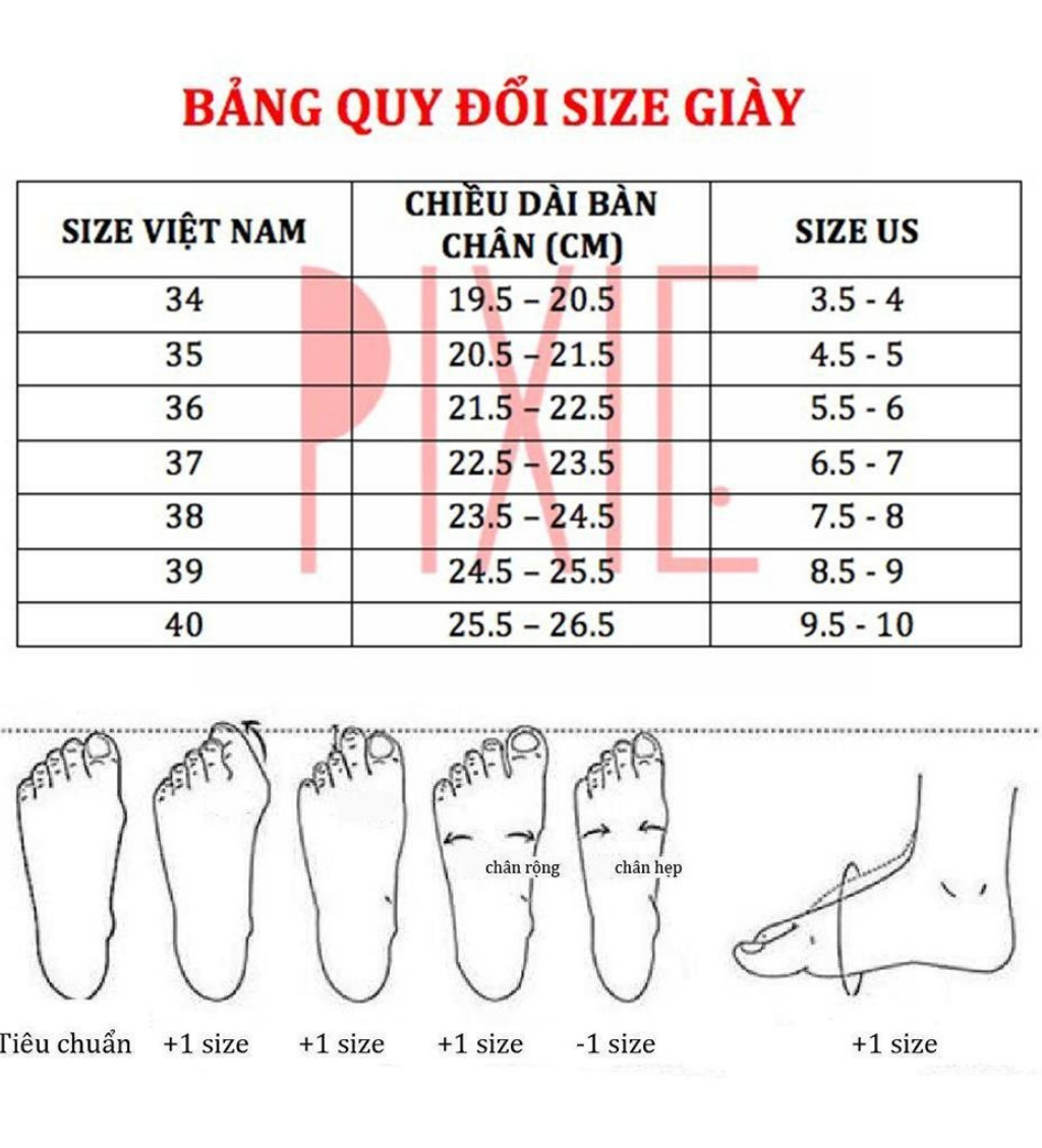 Mô tả Giày Cao Gót 6cm Đế Vuông Mũi Nhọn Basic Pixie P159 - 7