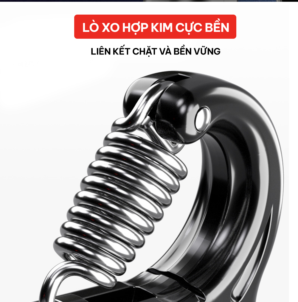 Mô tả Kìm bóp tay, kìm tập tay chữ A có đếm số tự động GoodFit GF02E kìm tập cơ tay điều chỉnh lực từ 5-60kg - 6