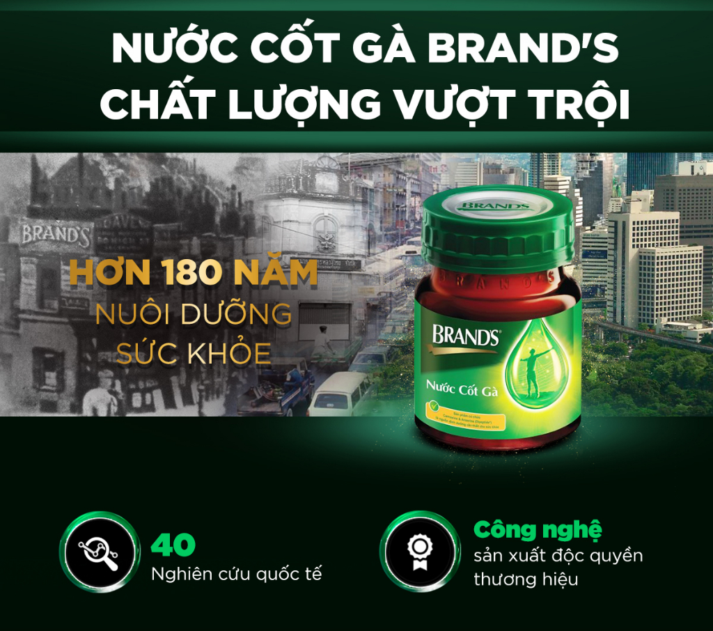 Mô tả Nước cốt gà BRAND'S Vị Truyền Thống (42 ml x 6 lọ) - 2