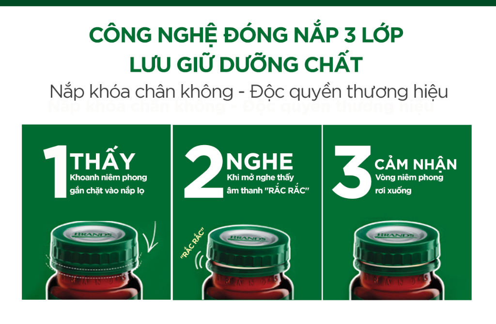 Mô tả Nước cốt gà BRAND'S Vị Truyền Thống (42 ml x 6 lọ) - 4