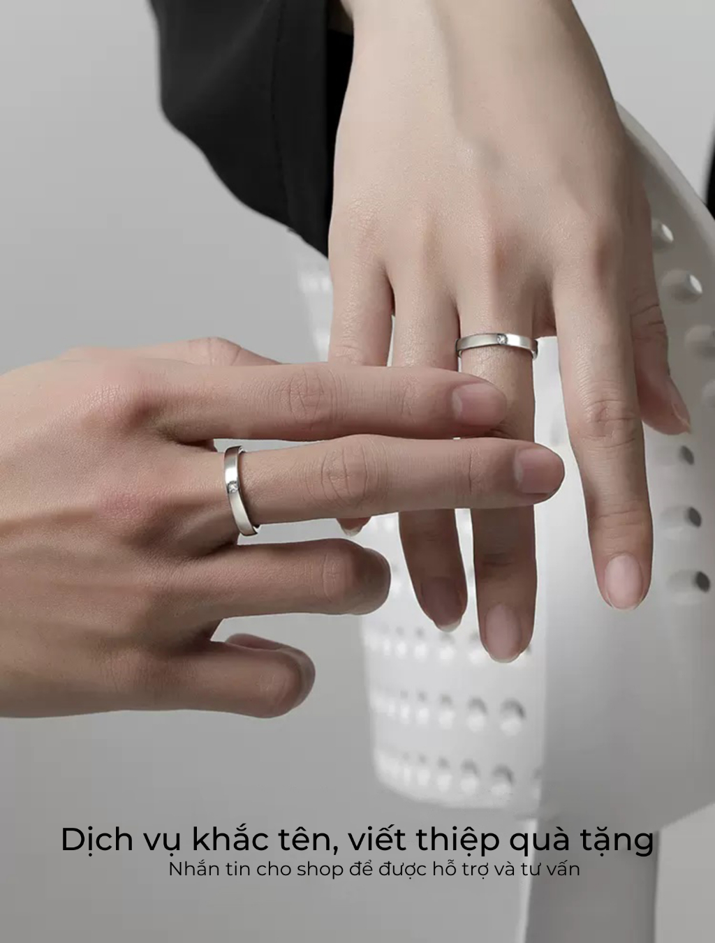 Mô tả Nhẫn cặp đôi CDE Marryme Couples' Ring Silver CDE8039SV - 4