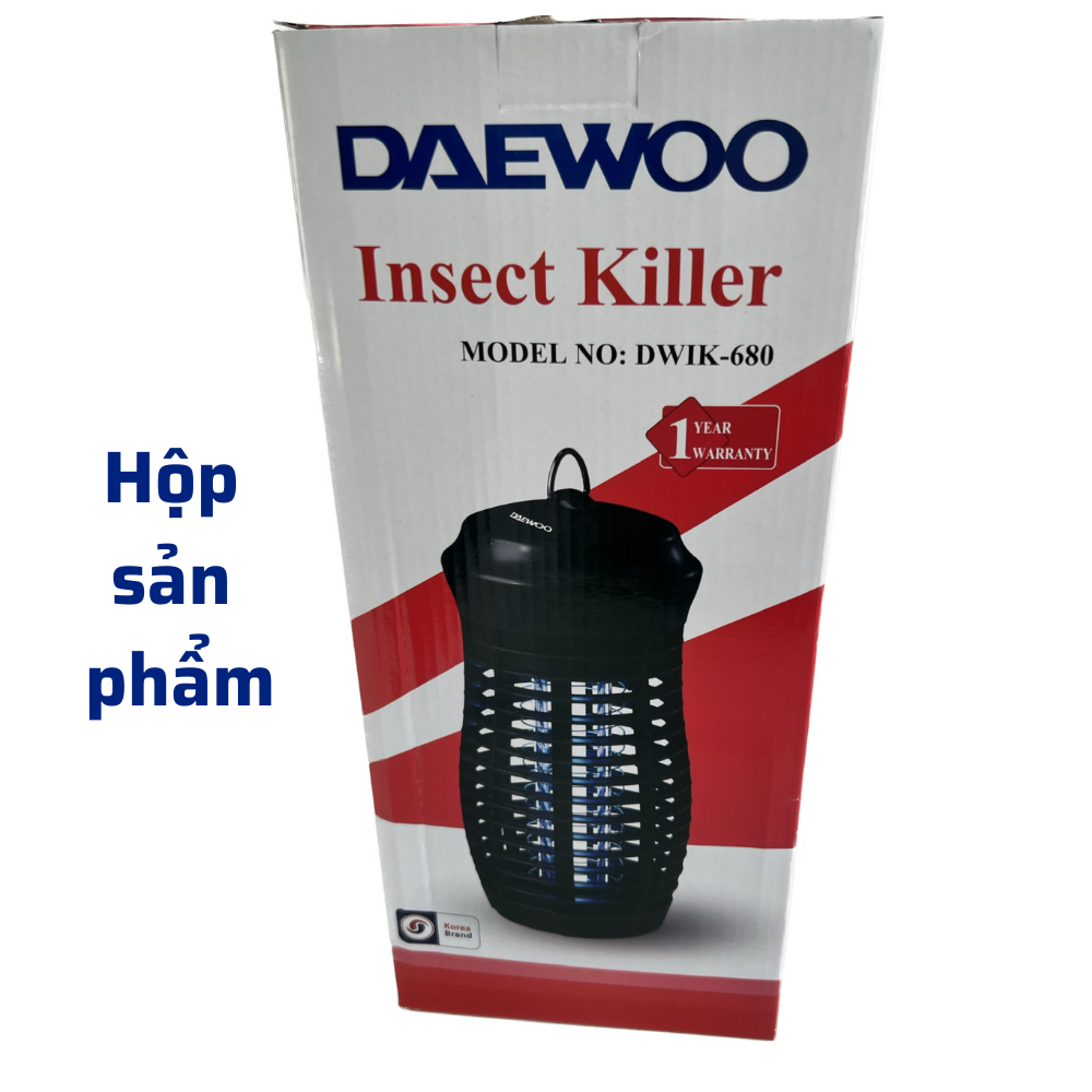 Mô tả Đèn bắt muỗi Daewoo DWIK-680 tiết kiệm điện năng, bắt muỗi hiệu quả - 5