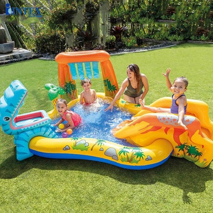Bể bơi phao có cầu trượt INTEX 57161/57165/57162 Shopee Việt Nam