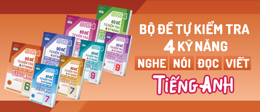 Mô tả Sách - Combo Big 4 bộ đề tự kiểm tra 4 kỹ năng Nghe - Nói - Đọc - Viết tiếng Anh cơ bản và nâng cao lớp 7 Tập 1 2 Global - 1