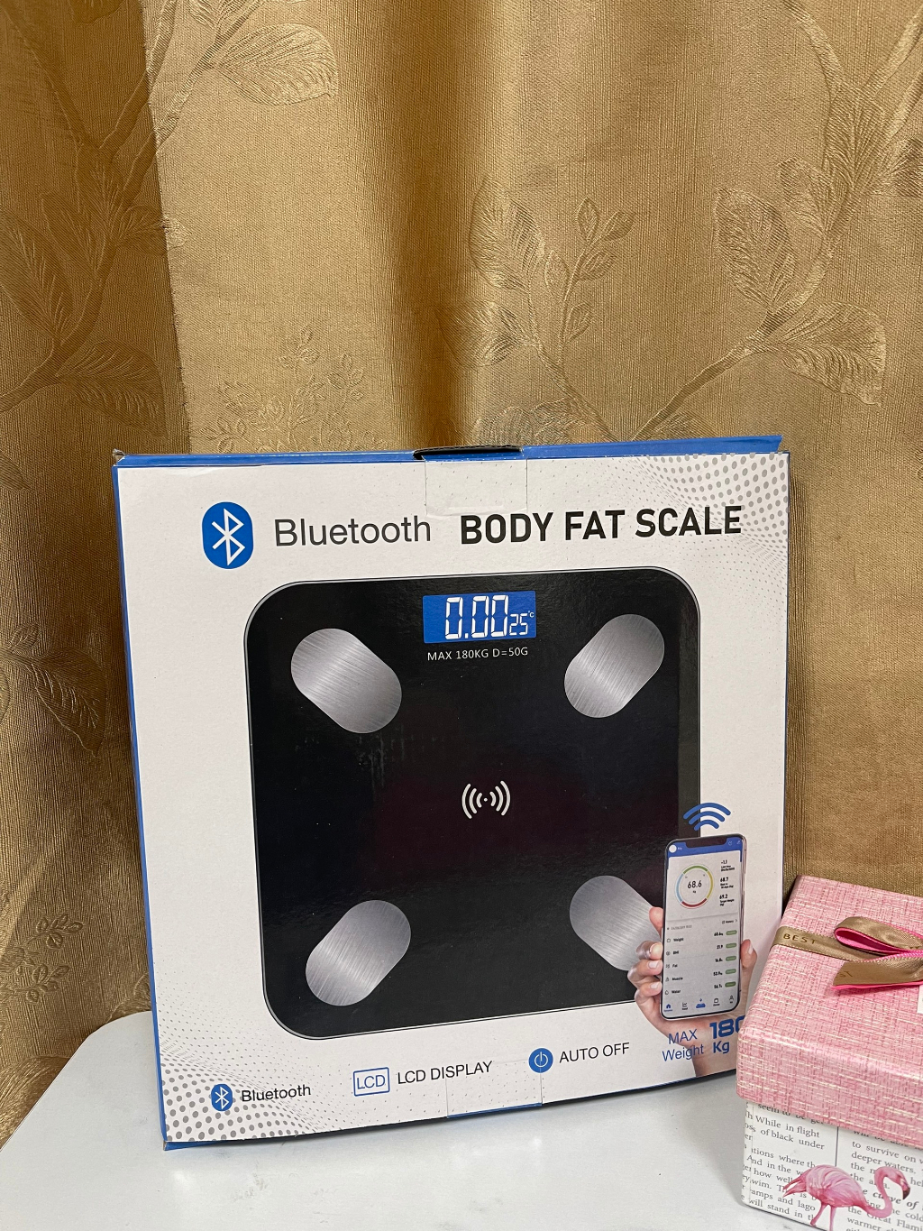 Mô tả Cân Điện Tử Padabanic 207 Cân Sức Khỏe Kết Nối Bluetooth Phân Tích Chỉ Số Cơ Thể Tặng Kèm Thước Dây Max 180kg - 7