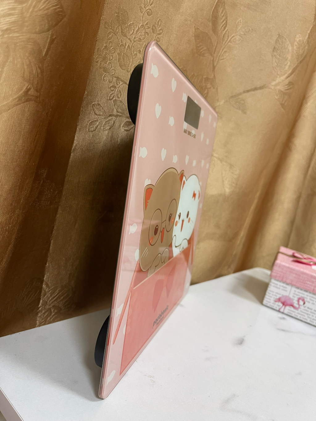 Mô tả Cân Điện Tử Padabanic 715 Hình Cute Đáng Yêu Chạy Pin Tiện Lợi Tặng Kèm Pin - 3