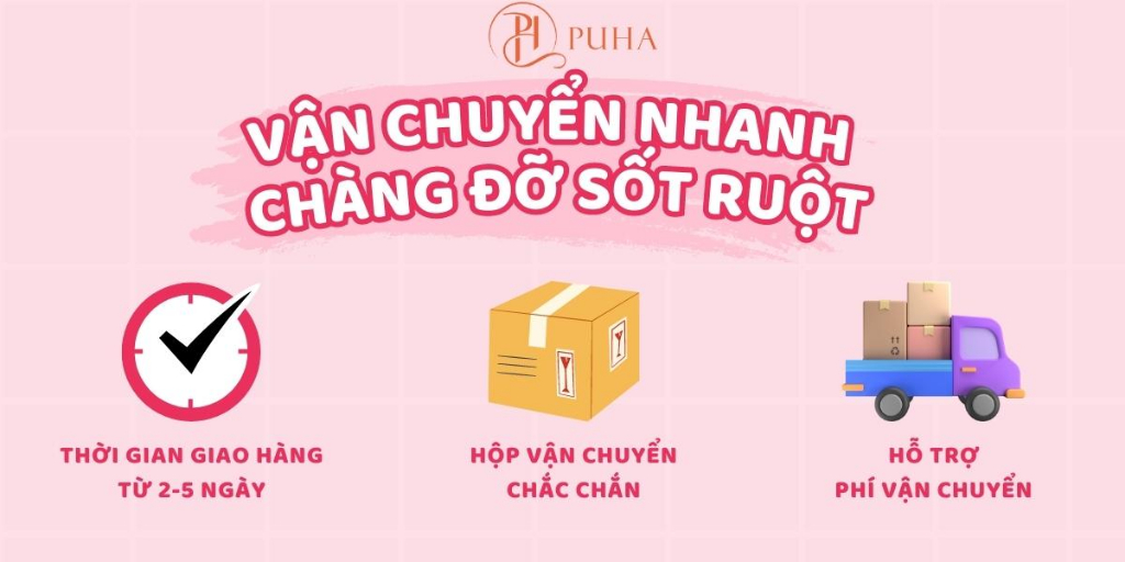 Mô tả Combo quà tặng sinh nhật bạn gái có túi sưởi ấm PUHA 500ml, chườm bụng kinh giảm đau hiệu quả - 6