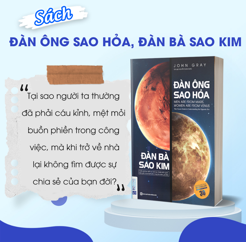Sách Đàn Ông Sao Hỏa Đàn Bà Sao Kim - Nội dung