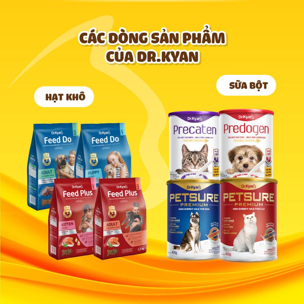 Mô tả Dr.Kyan - Sữa bột PRECATEN cho mèo lon 400g - DrKyan - 8