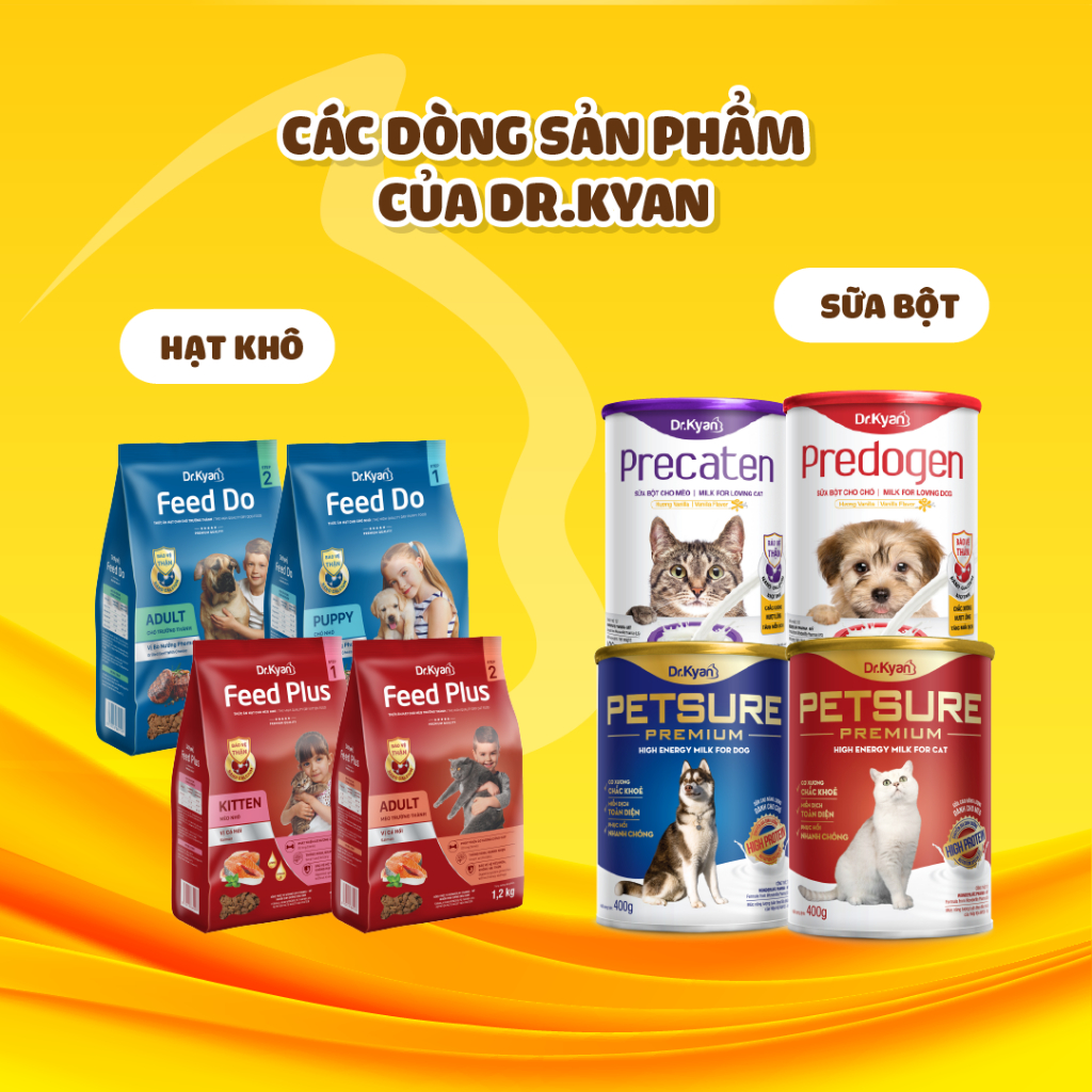 Mô tả Dr.Kyan - Thức ăn hạt cho mèo lớn Feed Plus - Adutl 400g - Vị cá hồi - DrKyan - 8