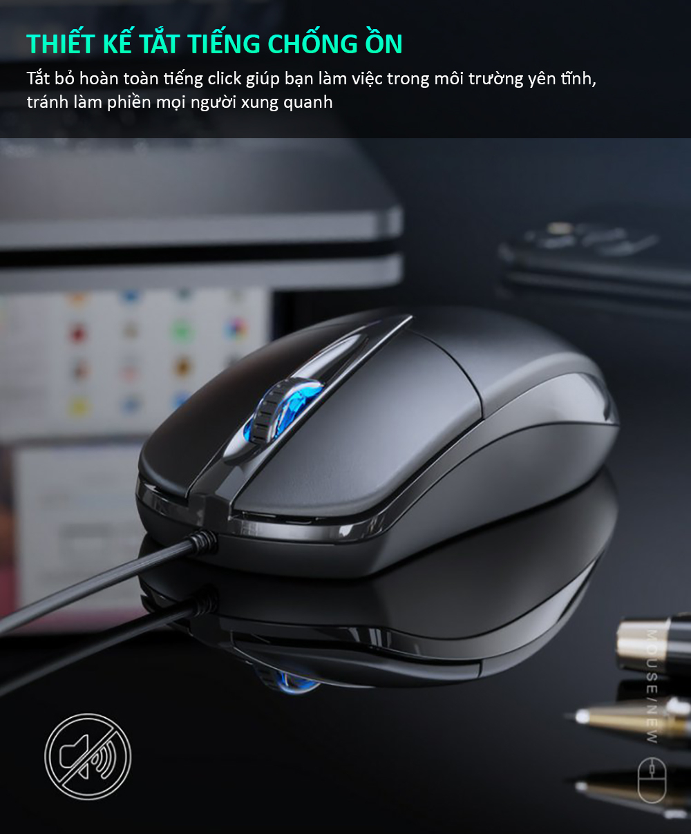 Công nghệ Silent của chuột SIDOTECH P20