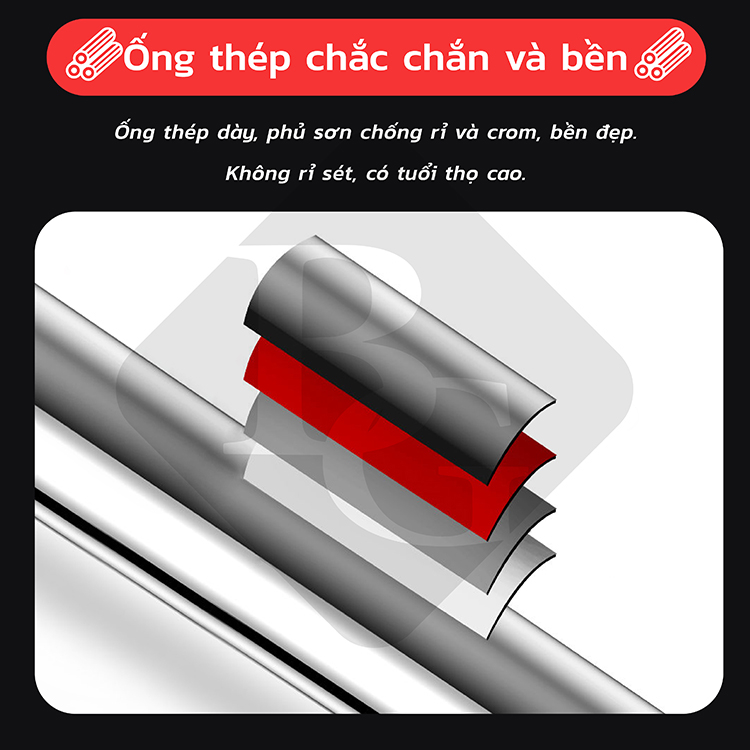 Mô tả {DB80-130cm } BG -Xà đơn treo tường gắn cửa độ dài tùy chỉnh cao cấp tập thể dục tại nhà - 7