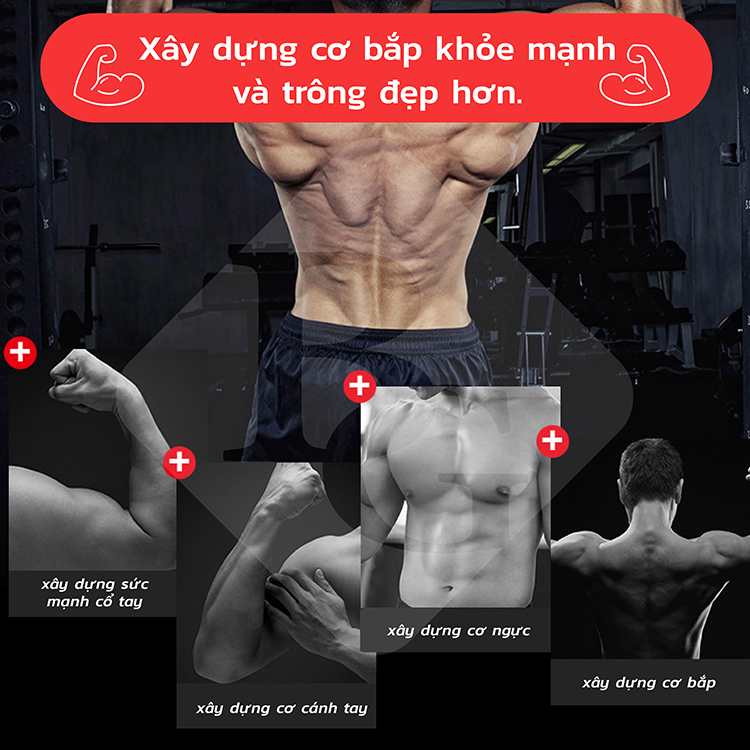 Mô tả BG-Xà đơn treo tường gắn cửa độ dài tùy chỉnh cao cấp tập thể dục tại nhà - 1