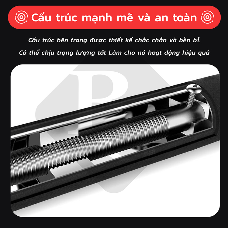Mô tả BG-Xà đơn treo tường gắn cửa độ dài tùy chỉnh cao cấp tập thể dục tại nhà - 6