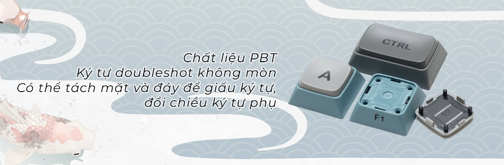 Mô tả Bàn phím cơ Bluetooth Filco Minila-R Convertible Sky Gray - Hàng Chính Hãng - 3
