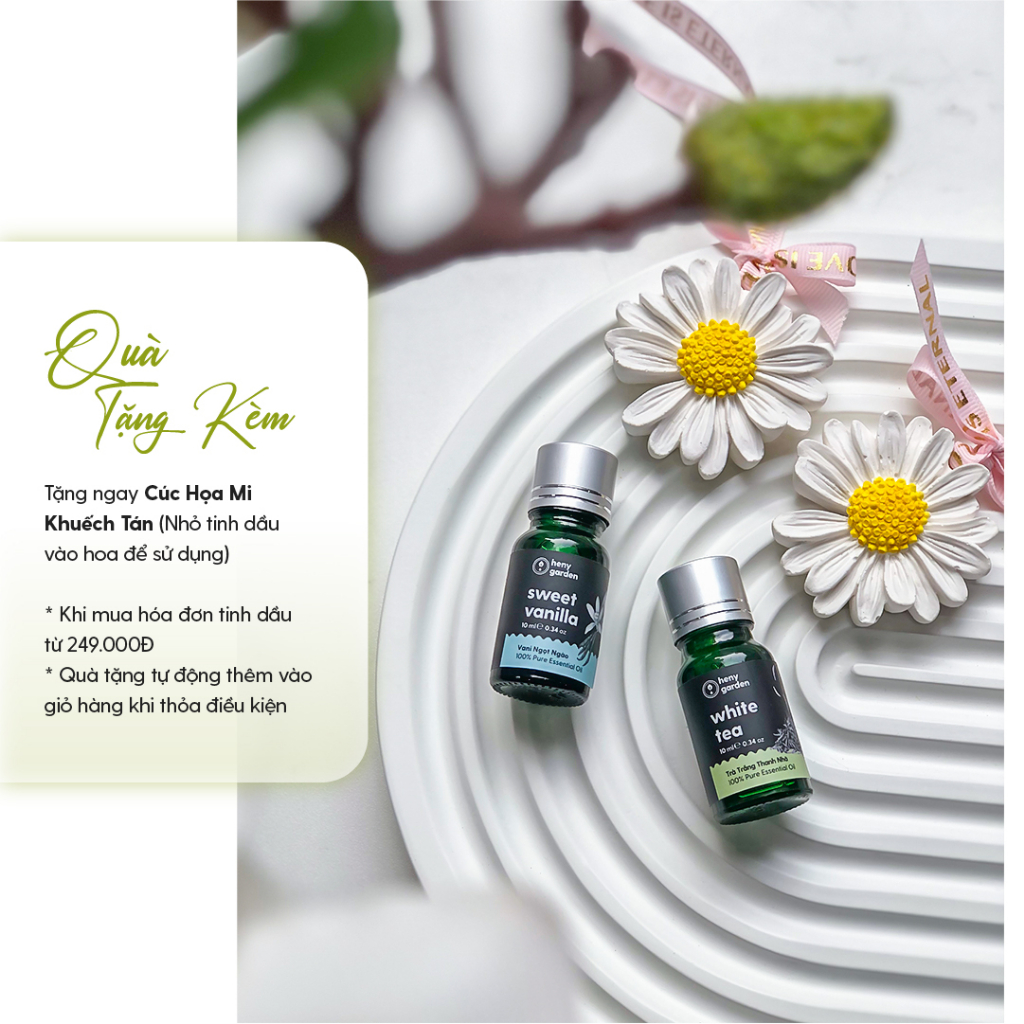 Mô tả Tinh Dầu Xông Thơm Phòng 32 MÙI Thiên Nhiên HENY GARDEN Thư Giãn Organic Nguyên Chất - 5