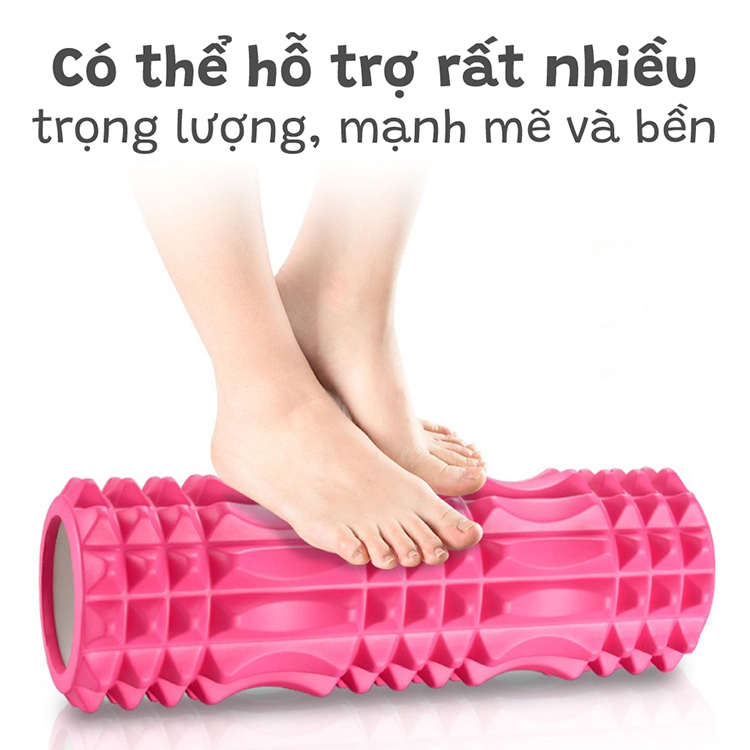 Mô tả {ALL COLOR 33X13cm}-BG-Con Lăn Foam Roller Massage, Dãn Cơ Tập Gym,Yoga - 5