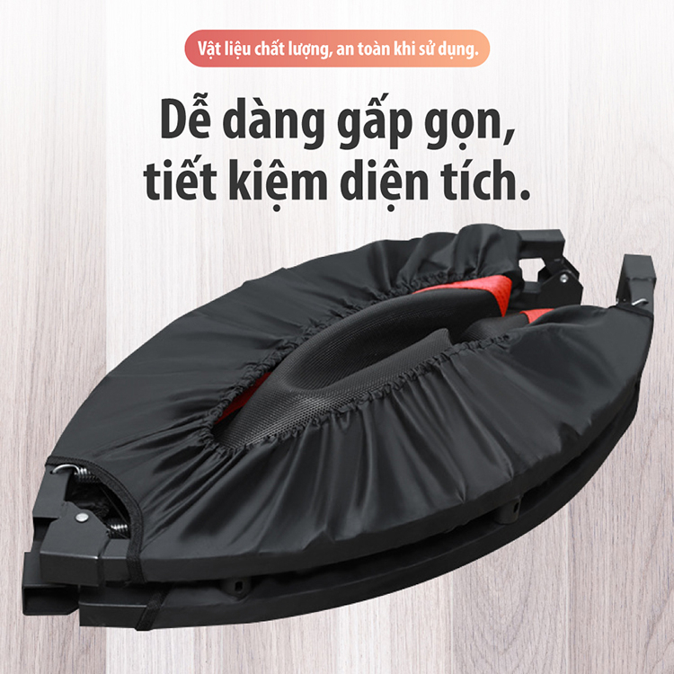 Mô tả BG-Sàn nhún tập thể dục Trampoline khung thép mẫu mới nhất có tay bám an toàn ,dành cho mọi lứa tuổi - 9