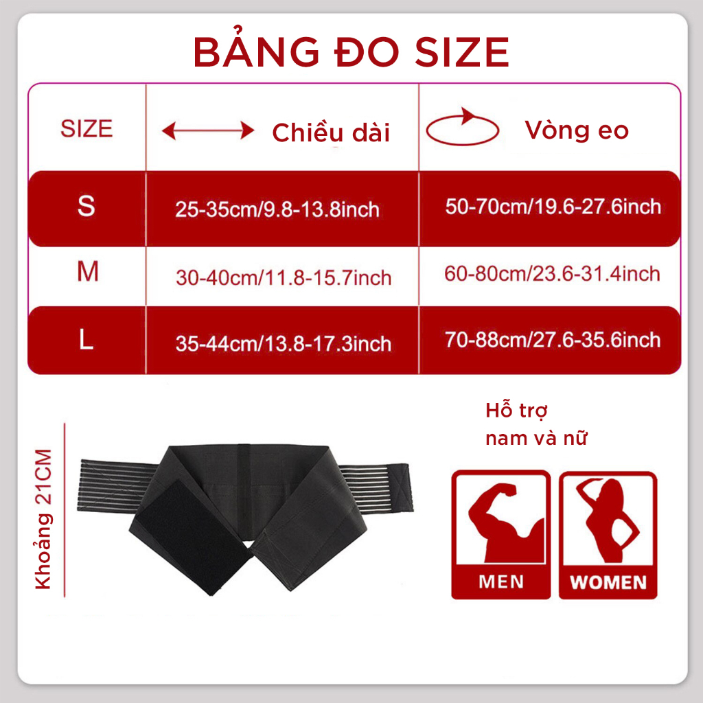 Mô tả Băng quấn bụng và lưng bảo vệ cột sống, tập gym, chống chấn thương CLEACCO - Hàng chính hãng BORO SPORT - 1
