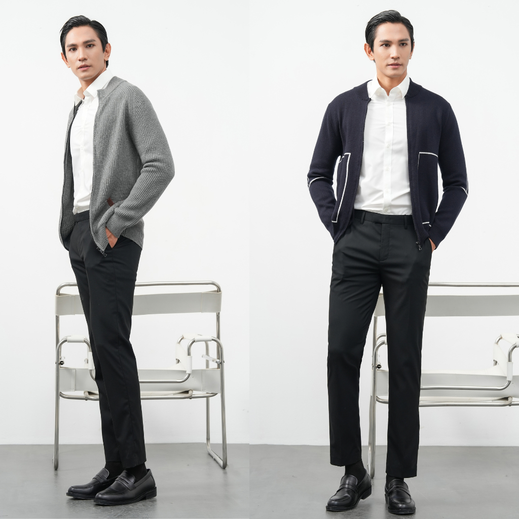 Mô tả Quần âu công sở nam cao cấp Phan Nguyễn, form slim fit tôn dáng, chất liệu mềm mại thoáng mát, thiết kế lịch lãm QVL.680 - 2