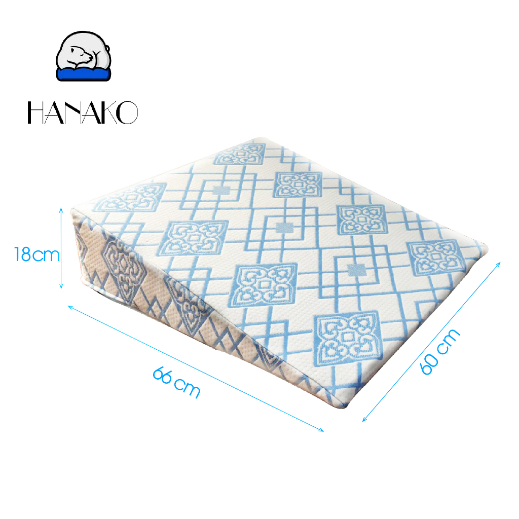 Mô tả Gối trào ngược HANAKO cao 18CM dành cho người trào ngược nặng, lâu năm, loét dạ dày, ho khan.. - 2