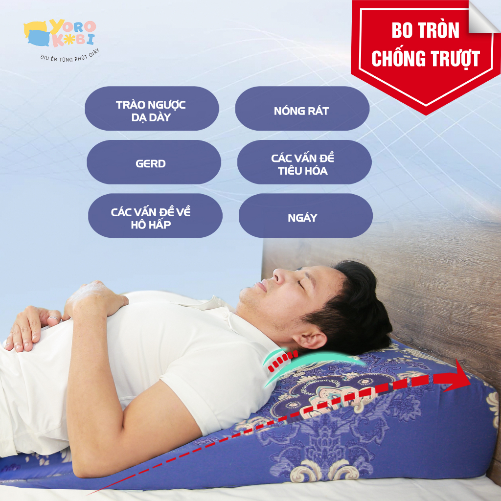 Gối Yorokobi hỗ trợ đốt sống cổ