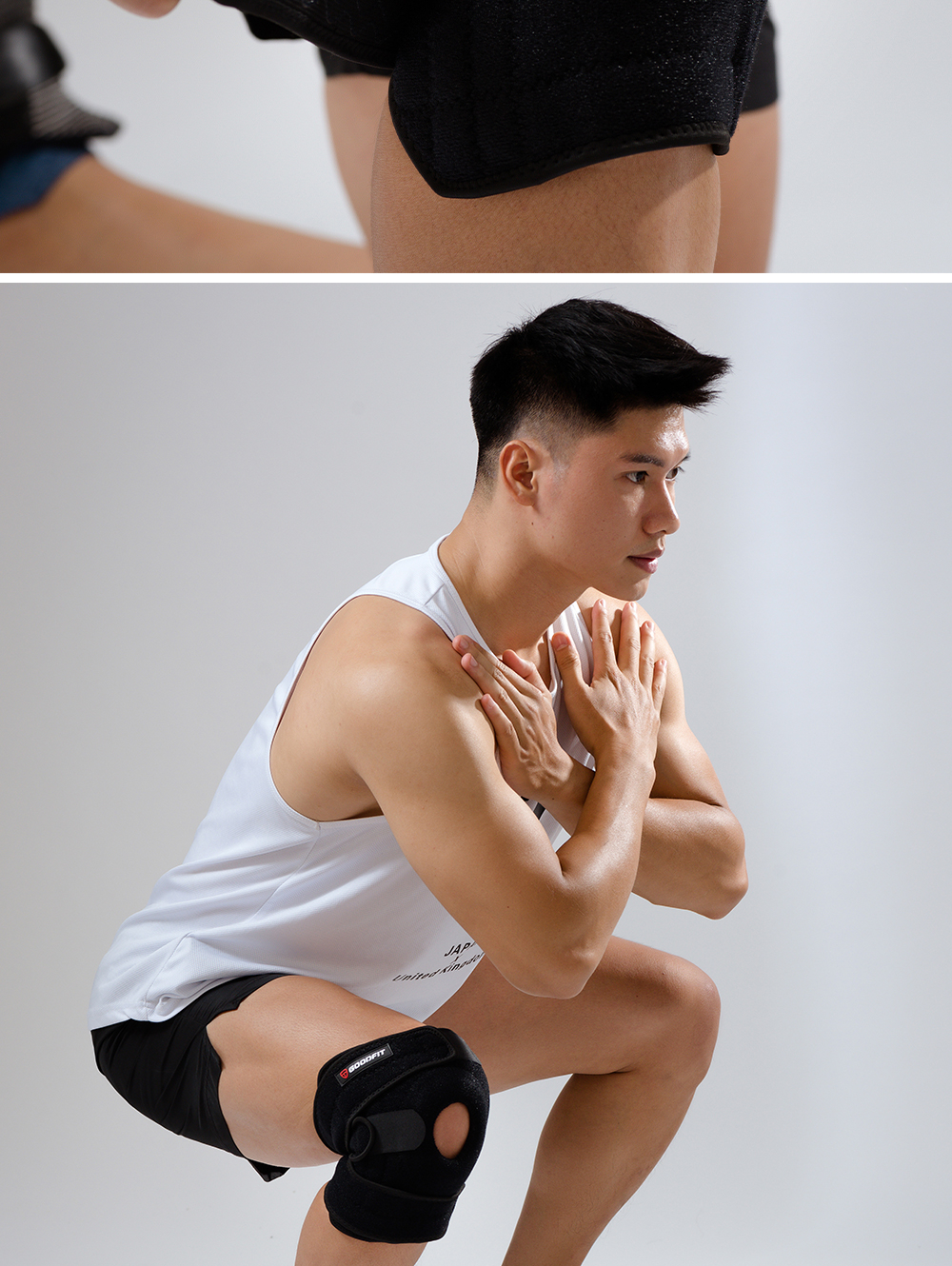 Mô tả Băng gối thể thao GoodFit GF515K dày dặn, 3 đai dán, thoáng khí - 11