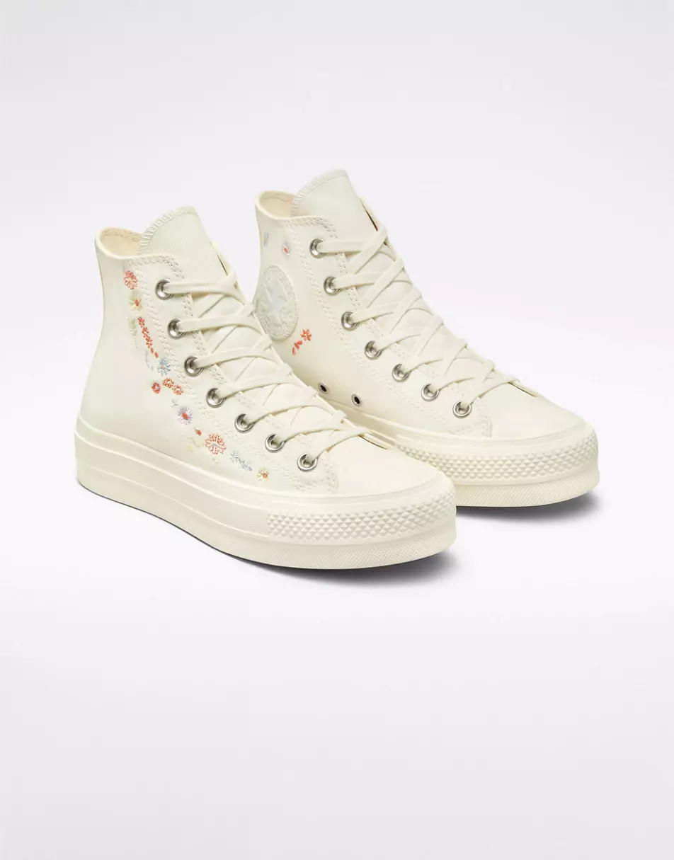 Giày converse Chuck Taylor All Star Embroidered Floral High Top