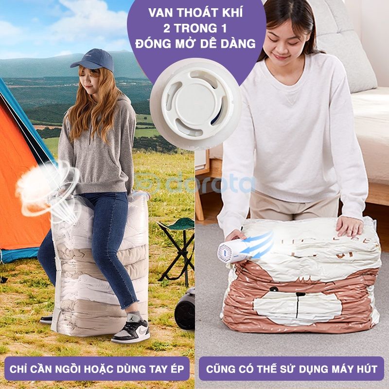 Mô tả Máy hút chân không quần áo sử dụng cho túi zip DOROTA bơm điện nhỏ gọn tiết kiệm AQ - 4