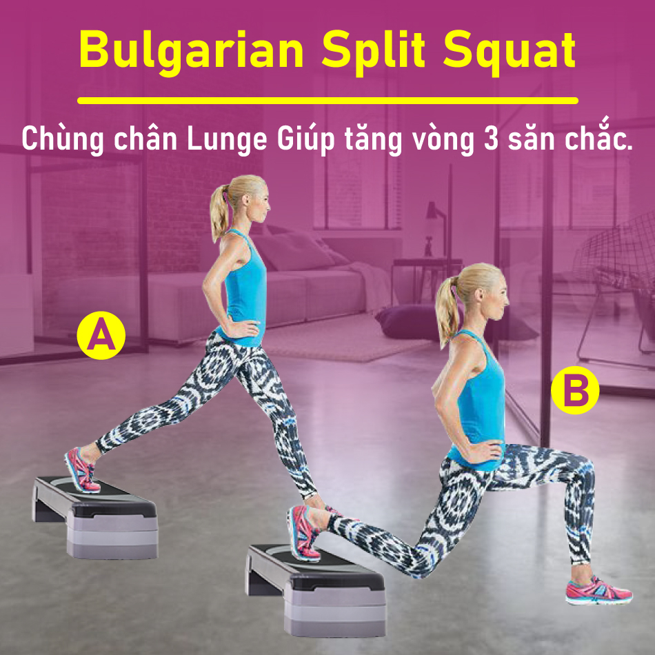 Mô tả BG Bục dậm 78cm, VỚI 3 mức chỉnh độ cao nhảy tập aerobic step giảm cân toàn thân hiệu quả - 10