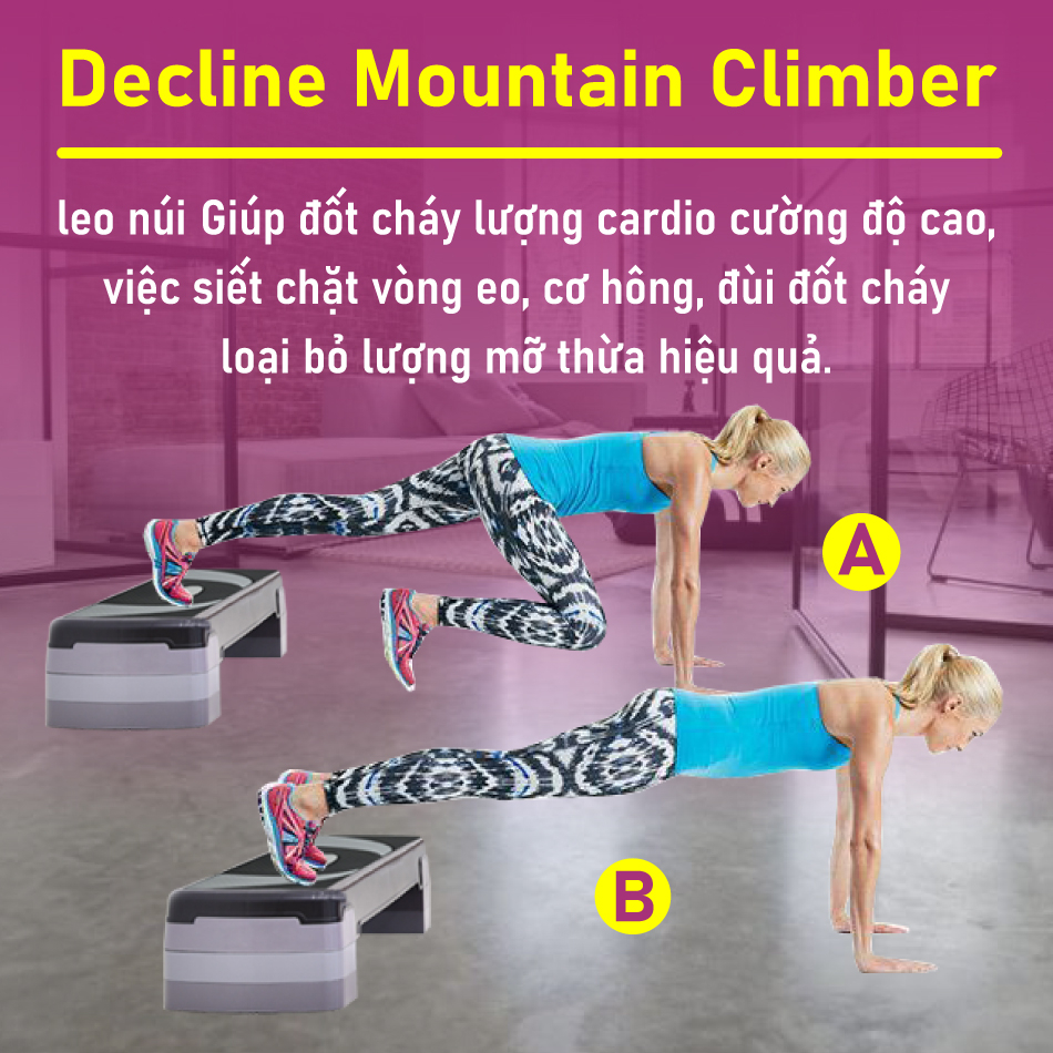 Mô tả BG-Bục dậm nhảy tập aerobic step giảm cân toàn thân hiệu quả,có thể điều chỉnh - 11