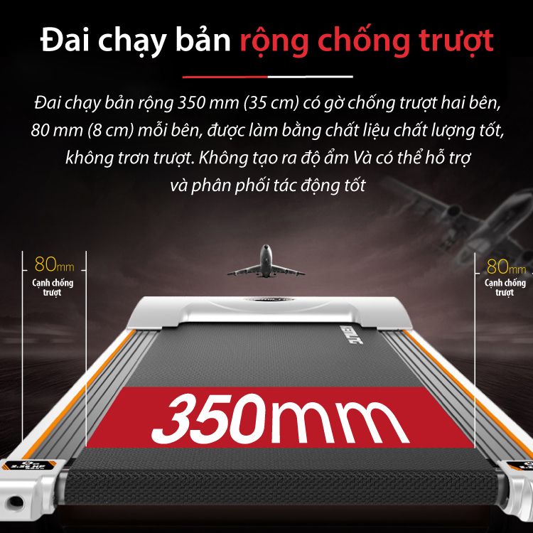 Mô tả Mall-BG Máy chạy bộ điện gấp gọn tiện lợi  tiện ích với không gian nhỏ mẫu M2 Tốc độ tối đa 12km/h - 3