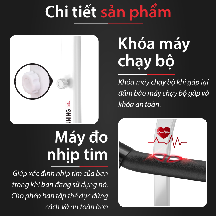 Mô tả Mall-BG Máy chạy bộ điện gấp gọn tiện lợi  tiện ích với không gian nhỏ mẫu M2 Tốc độ tối đa 12km/h - 7