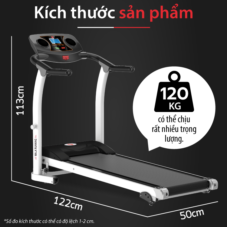 Mô tả Mall-BG Máy chạy bộ điện gấp gọn tiện lợi  tiện ích với không gian nhỏ mẫu M2 Tốc độ tối đa 12km/h - 8