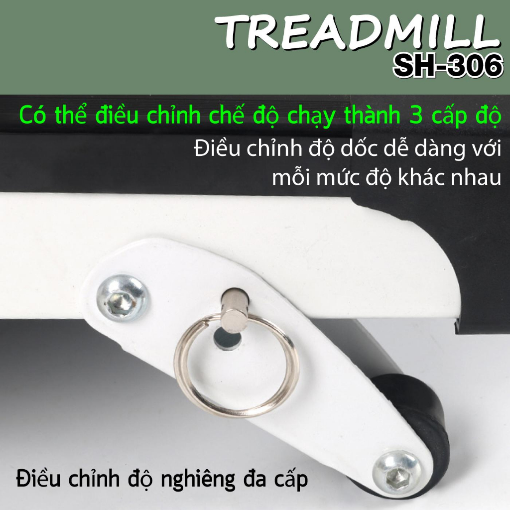 Mô tả BG Máy chạy bộ cơ (LƯU Ý :không sử dụng điện) đa năng thích hợp cho người luyện tập nâng cao SH-306 - 3