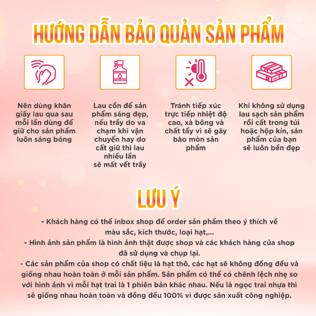Mô tả Bông Tai Ngọc Trai Nụ Size Từ 3ly Đến 9ly - NT49 - Ngọc Trai Trường Thịnh - 1