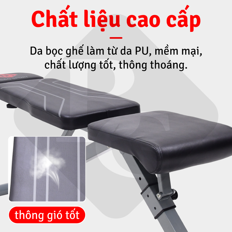 Mô tả BG - Ghế tập tạ DUMBBELL BENCH đa năng cao cấp điều chỉnh độ dốc theo tiêu chuẩn phòng Gym tại nhà - 4
