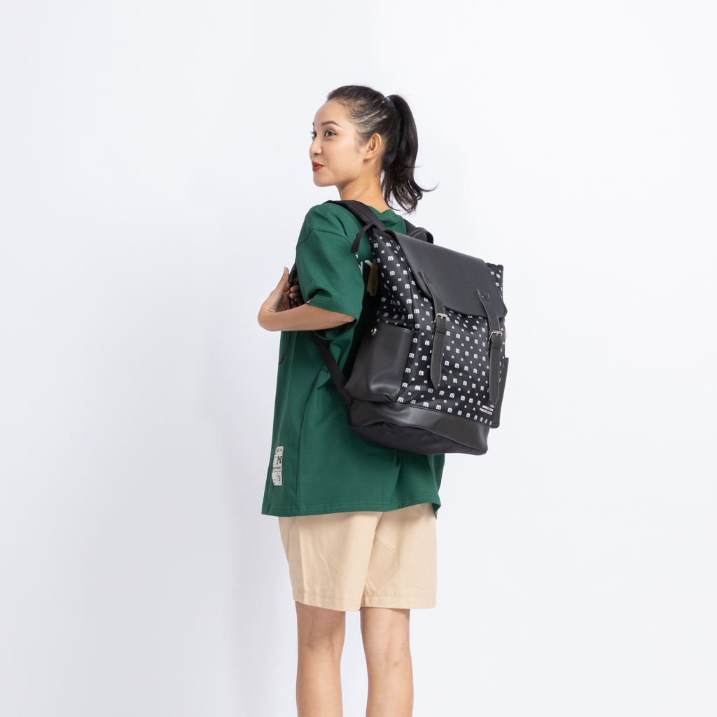 Mô tả Balo đi học thời trang Nam nữ chống nước Unisex Season 7 Local Brand Chính Hãng Midori M Studio - 3