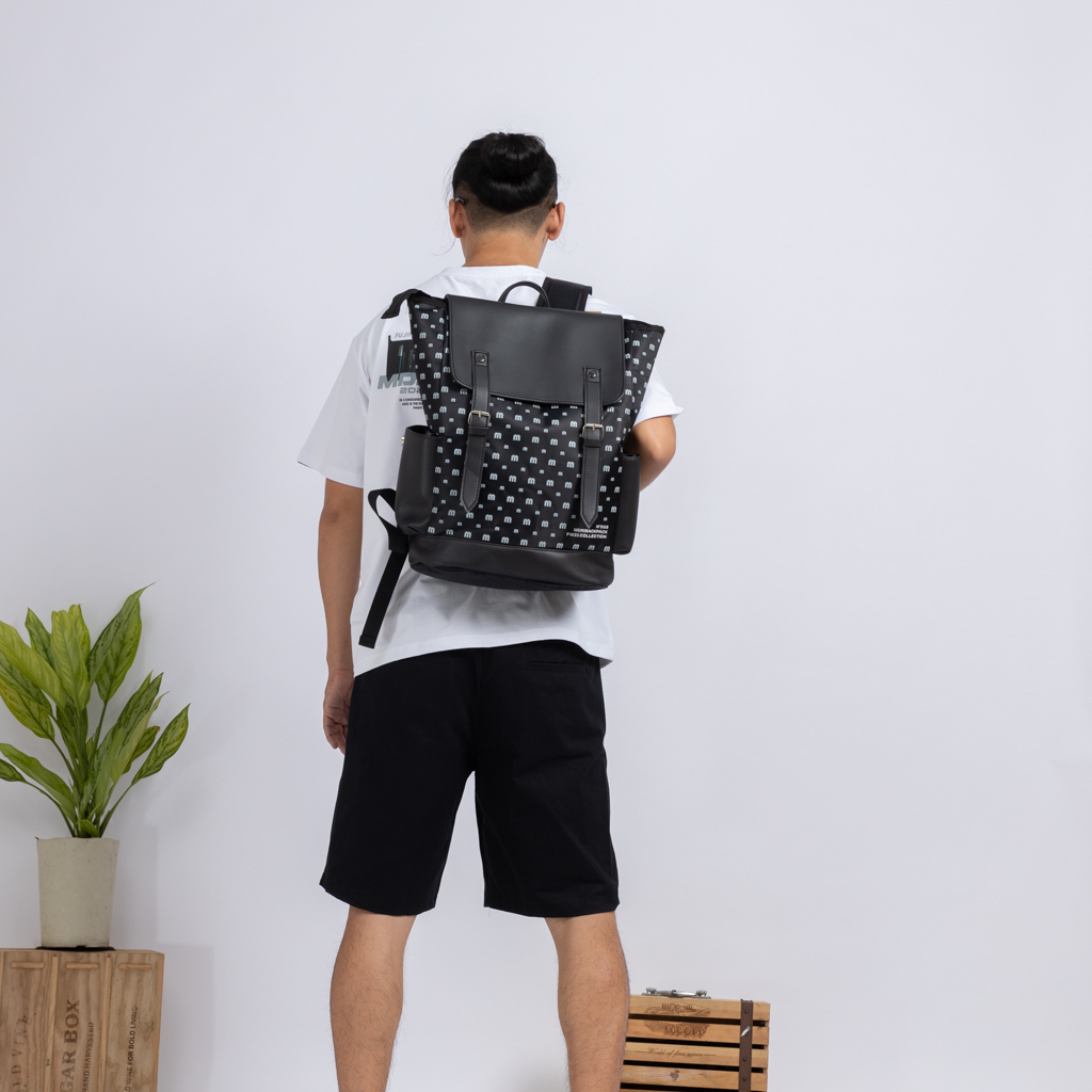 Mô tả Balo đi học thời trang Nam nữ chống nước Unisex Season 7 Local Brand Chính Hãng Midori M Studio - 8