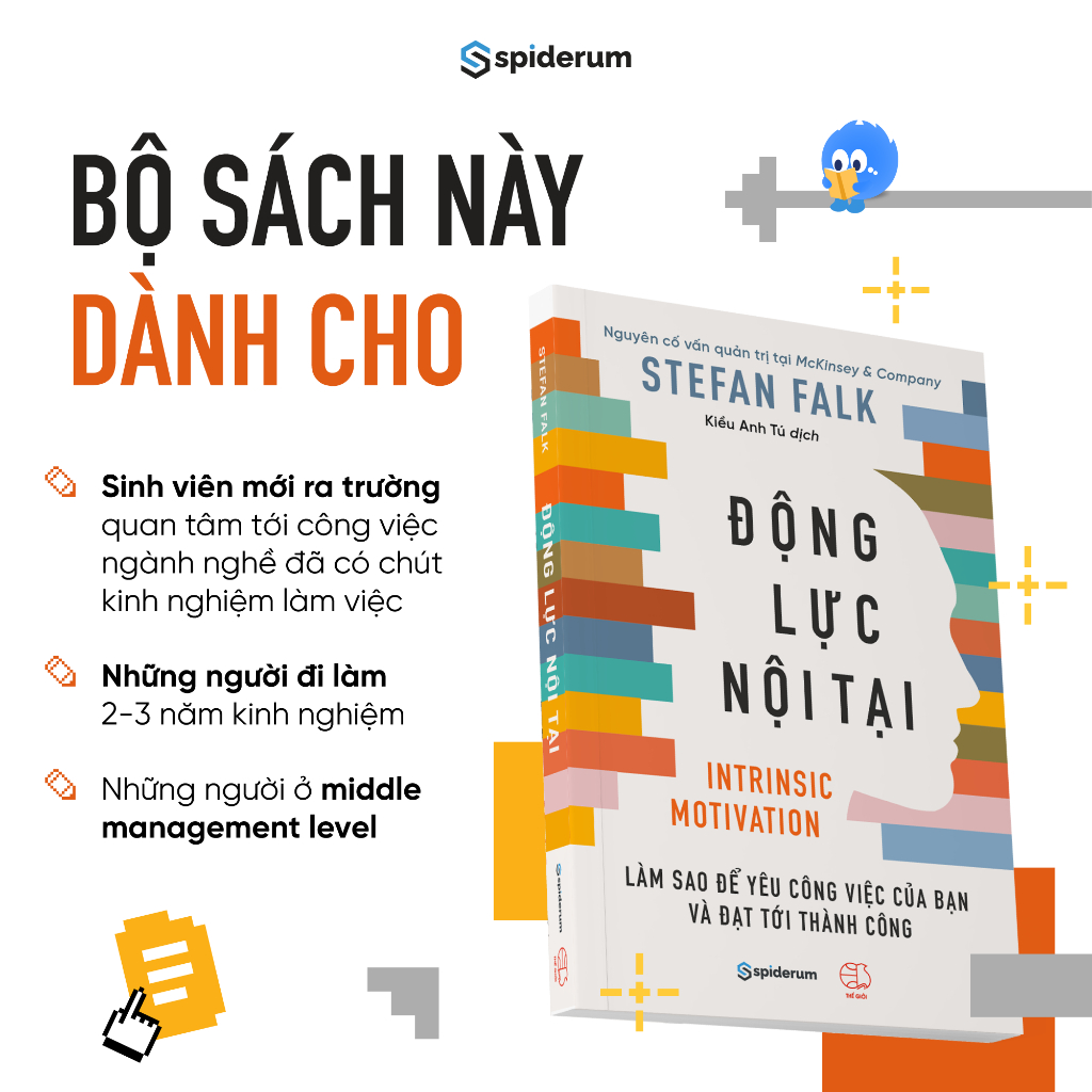 Mô tả Sách Động Lực Nội Tại: Làm Sao Để Yêu Công Việc Của Bạn Và Đạt Đến Thành Công - Tác giả Stefan Falk - 2
