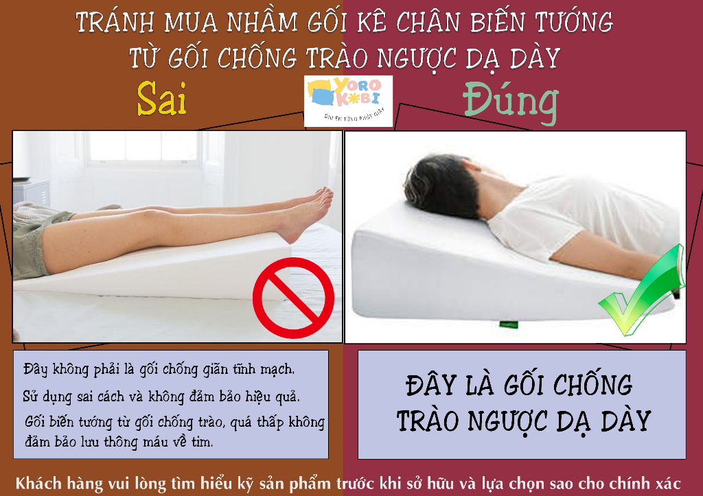 Mô tả TEM CHÍNH HÃNG Gối Kê Chân Chống Giãn Tĩnh Mạch Chuyên Dụng Yorokobi KT 25&28CM - Đánh Giá Thật, Lượt Mua Thật - 6