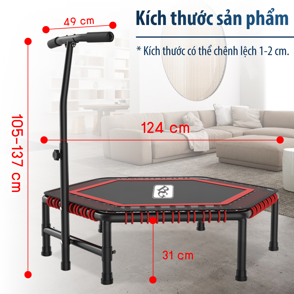 Mô tả {ALL SIZE} BG-Sàn nhún cao cấp dành cho mọi lứa tuổi Trampoline size: 40TL, 40TLM, 48TL, 50TL - 6